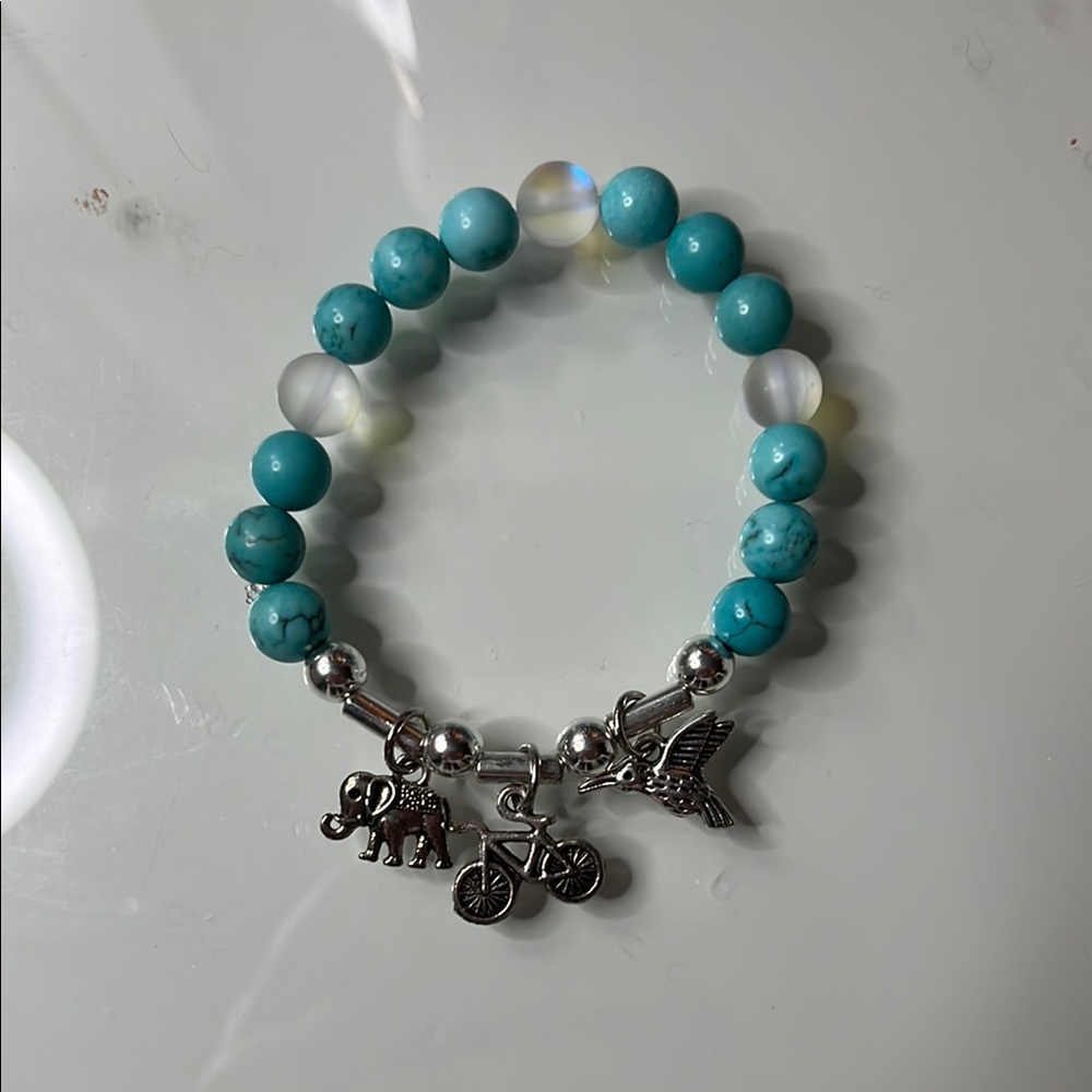 Real gemstone bracelets